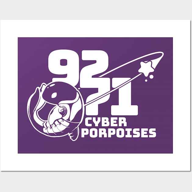 9271 Team shirt Wall Art by Cyber Porpoises Merchandise